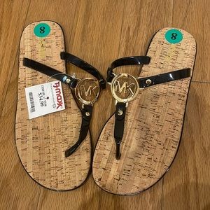 Michael Kors Rubber Cork Sandals